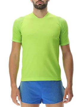 Running Exceleration Aernet Short Sleeve T-shirt Lime / Sulphur Spring M Men - Uyn - FashionsVida