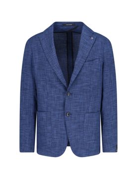 Wool Silk Blend Stretch Jacket