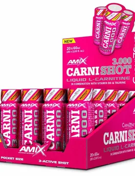 Carnitine Carnishot 3000 60ml Mango 20 Unités - Amix - FashionsVida