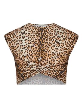 Roberto Cavalli T-Shirt Con Stampa