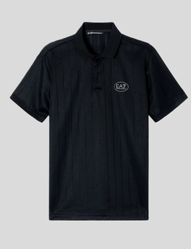 EA7 polo ventus7 uomo nero