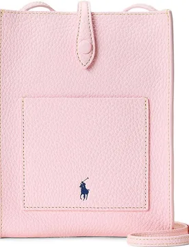 Bandolera de mujer de piel con asa fija - Polo Ralph Lauren - FashionsVida