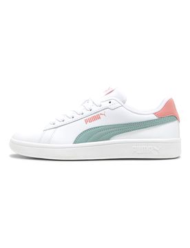 Sneakers Bianche e Azzurre Smash 3.0 L Jr 38½