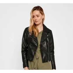 Giacca Di Pelle Susse Black L