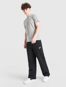 Joggers Club Fleece Open Hem Junior - Nero, nero nero Bambino taglia 10-12Y - Nike - FashionsVida