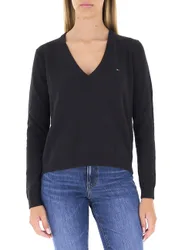Maglia scollo V NERO L