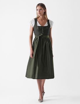 Dirndl KARLA 80cm olive 44 damen
