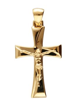 Ciondolo Croce Uomo Oro Giallo GL102084