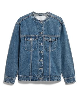 Jeansjacke blau L damen
