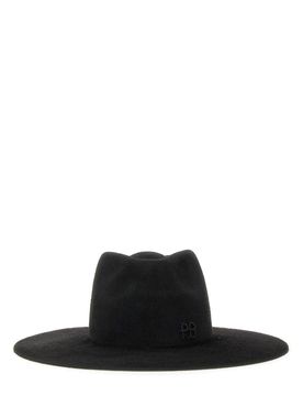 Logo-detail Felt Fedora Hat