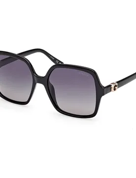 Lunettes De Soleil Polarisées Gu00190 Shiny Black / Smoke Polarized One Size - Guess - FashionsVida