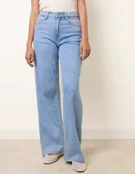 Light Weight Stretch Flared Jeans - 10 / LIGHT DENIM - female