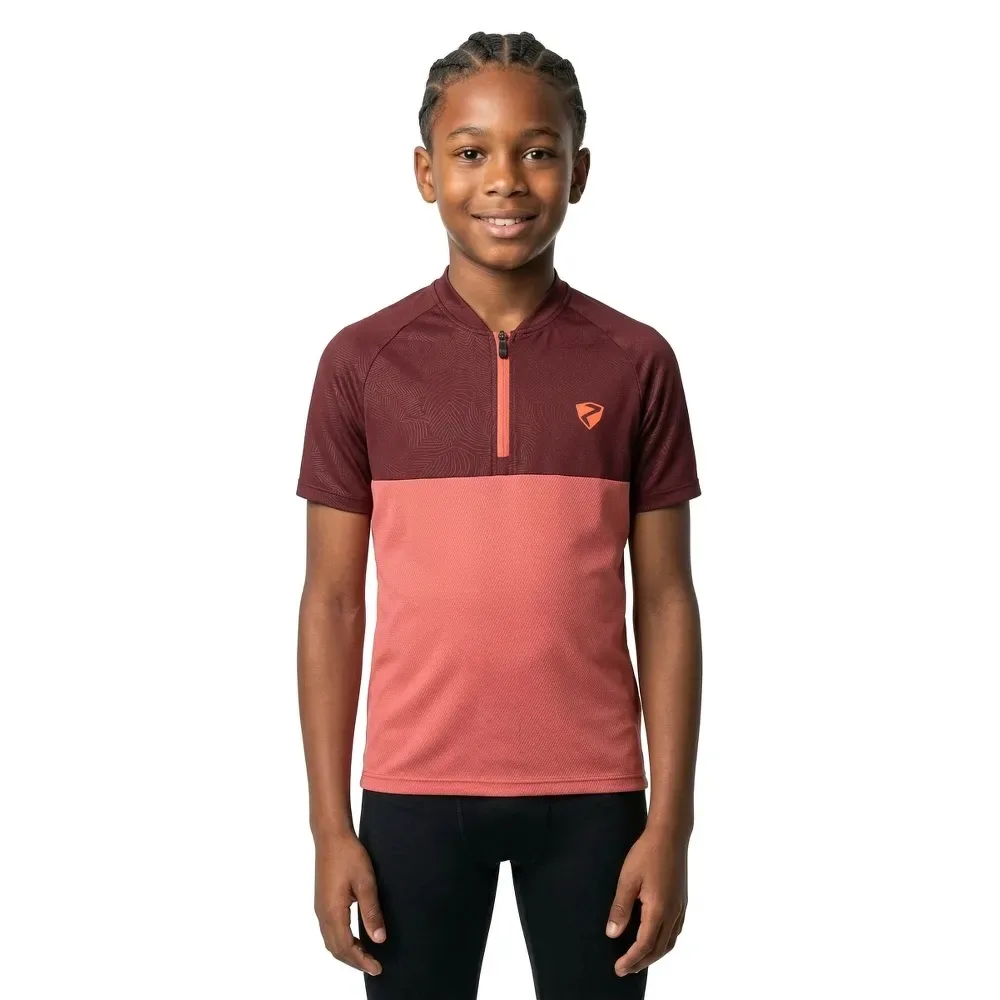 Maglia A Maniche Corte Nielson Velvet Red - Ziener - FashionsVida