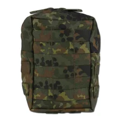 Molle-Reißverschlusstasche Standard Medium - Steingrau Oliv Steingrau Oliv adult