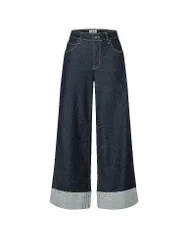 Jeans Wide Leg NEVADA bleu marine 38