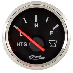 Ohm Black Water Level Indicator 12-24v Silver / Black 55.4 x 51 mm unisex