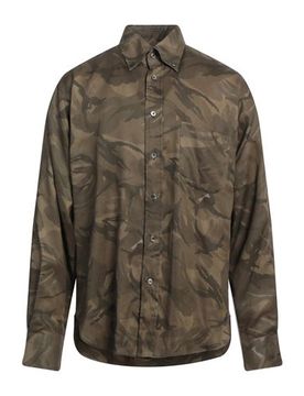 Hemd Herren Militärgrün 42 Herren