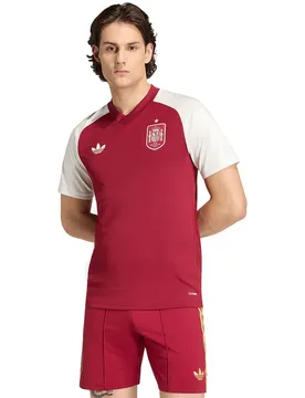 T-shirt à Manches Courtes Avant-match Spain 26/27 Away Team Coll Burgundy 2 M