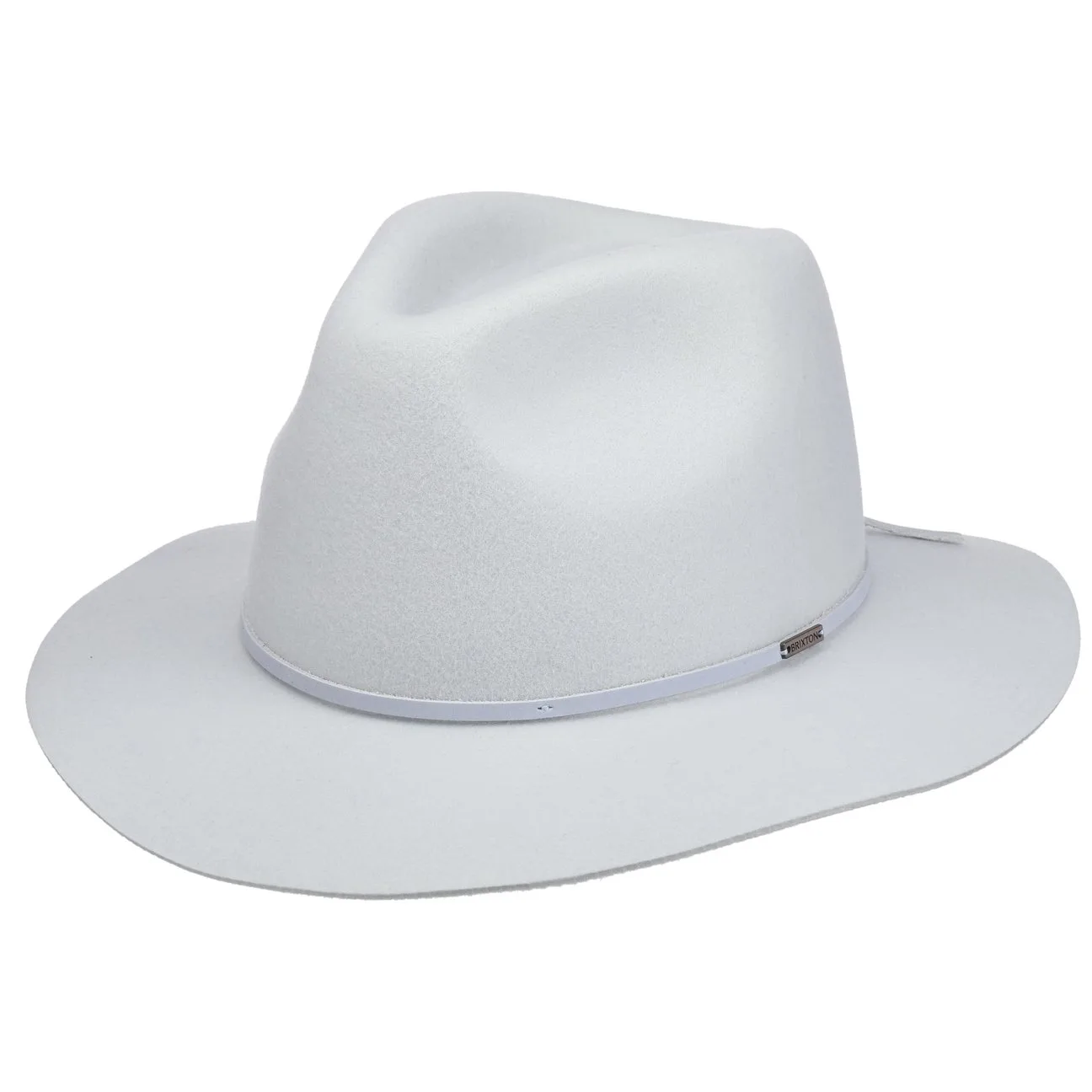 Wesley Wool Felt Hat by - light blue - Herren - Size: M (57-58 cm) - Brixton - FashionsVida