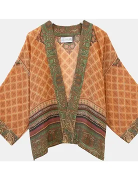 Kimono de lana Amulet Gold - One Hundred Stars - FashionsVida
