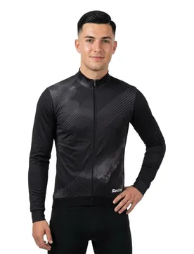 Maglia A Maniche Lunghe Pure Dye Black