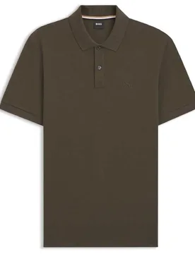 Polo A Maniche Corte Pallas 1021531 Open Green M - BOSS - FashionsVida