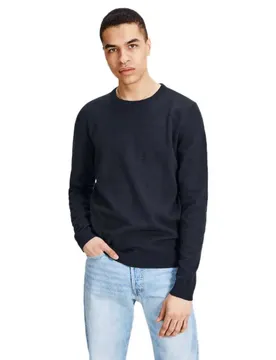 Pull Essential Basic Knitted Navy Blazer 3XL