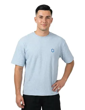 Hugo T-shirt à Manches Courtes Nagutee 10278177 Open Blue XS