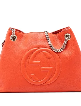 Medium Calfskin Soho Chain Tote - Gucci - FashionsVida