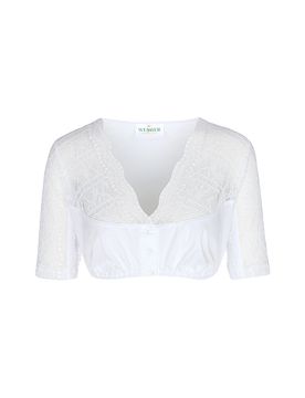 Dirndlbluse ANETTE weiss 46 damen
