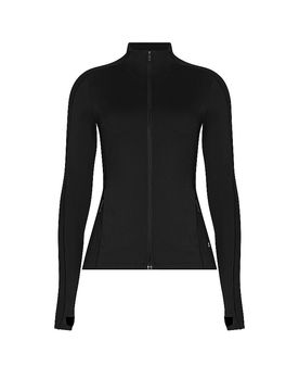 Chaqueta de running Studio para mujer negro XS