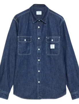 Camicia roy roger's utility shirt denim - denim dark stone - ROY ROGER'S WORKWEAR - FashionsVida