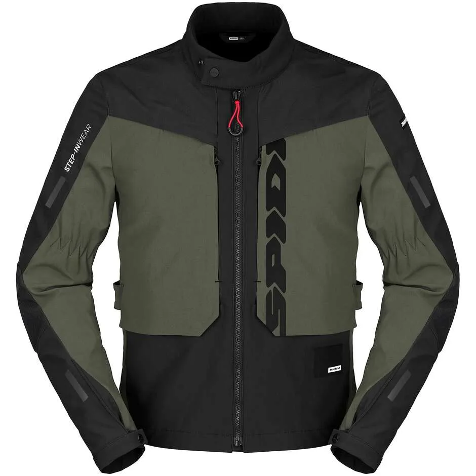 Giubbotto Moto Tessuto TERRAN Militare taglia L - Spidi - FashionsVida