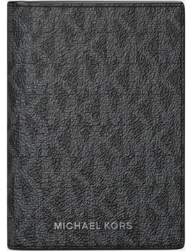 Billetero tarjetero Hudson tipo libro con logotipo de hombre - Michael Kors - FashionsVida