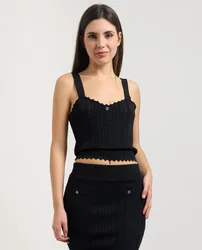 Fracomina Top Nero