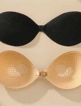 Par de Sujetadores Adhesivos Push Up, Parches Invisibles para Pezones sin Tirantes con Cierre Delantero, Accesorios de Ropa Interior y Lencería para - Shein - FashionsVida