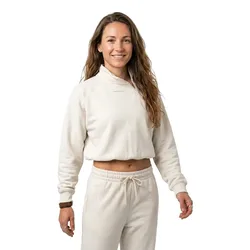 Sweat à Demi-zip Performance Fleece White / Summit White M
