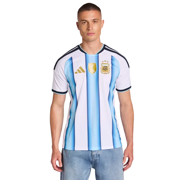 Argentina Men Jerseys/Replicas - White - Size L - Poly Jersey - White - Size: Large - Adidas - FashionsVida