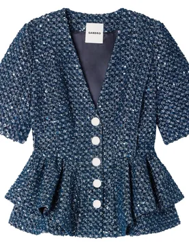 Chaqueta de mujer con lentejuelas - sandro - FashionsVida