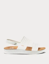 Water Vista Flatform Sandals White female