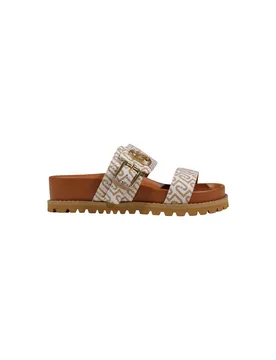 Damen Pantolette Beige 514292