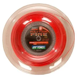 Polytour Fire 200 M Tennis Reel String Red 1.25 mm