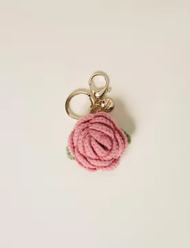 Twinset Porte-clés rose en crochet - TWINSET - FashionsVida