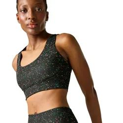 Top De Sport Influential Black Speckle Print XL