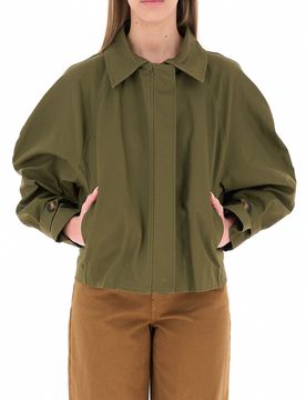 Giubbino in cotone VERDE OLIVA L