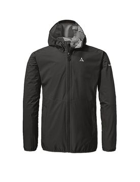 Chaqueta de senderismo para hombre Migandi Venturi 2.5L con capucha negro 48