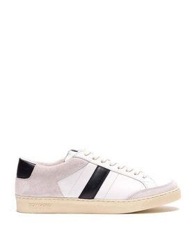 Sneakers in pelle scamosciata bianca