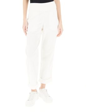 Pantalone velluto costine PANNA M