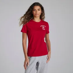 Manchester United Womens Varsity T-Shirt Red L