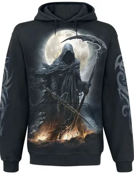 Kapuzenpullover - Shadow Rider - S bis M - für Männer - Größe S - schwarz - Männer - male - Spiral - FashionsVida